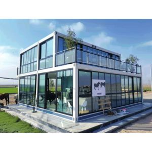 China Boxspace 20Ft Modern Customized Detachable Container Home 40ft Portable Home With Big Glass Wall on sale China Boxspace 20Ft Modern Customized Detachable Container Home 40ft Portable Home With Big Glass Wall on sale