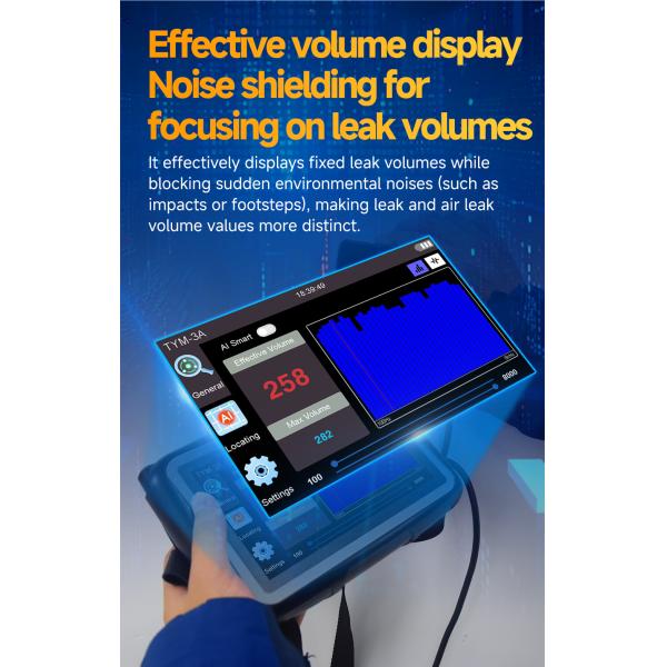 TYM-A series Indoor Outdoor Water Leak Detection Device Plumbing Walls Underground Pipes Water Leak Detector