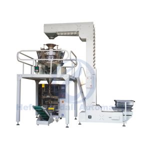 Frozen Food Granule Packing Machine , 100g To 5kg Auto Weighing Packing Machine