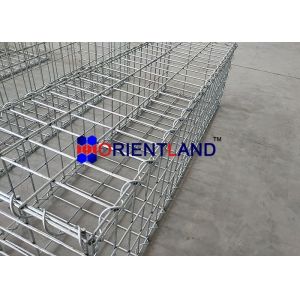 Hot Dipped Galvanized Welded Gabion For Park Decoration With 5x10cm Aperture
