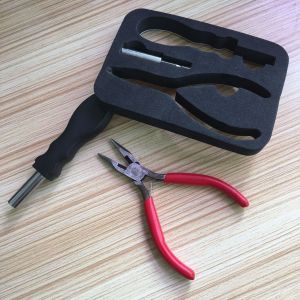 Custom EVA / EPE Packaging Foam Inserts For OEM Tool Set Black / White Color