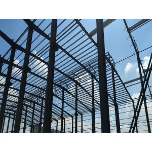 Q235 Prefab Steel Building With EPS Sandwich Panel