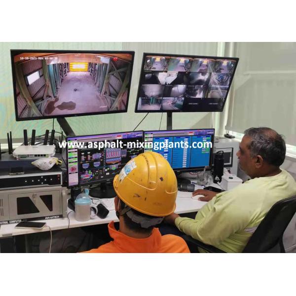 Quality 120t/H Automatic Asphalt Mixing Control System PLC Programmable for sale