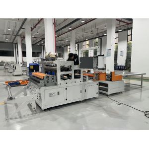 2025Y New Full-Automatic Non Partition Air Paper Filter Folding Machine