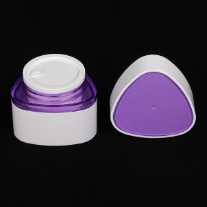 Hot Stamping Cosmetic Packaging Sets Triangular Violet Serum