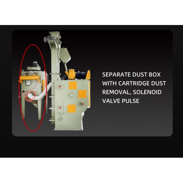 Automatic Crawler Type Shot Blasting Machine 13KW For Deflashing