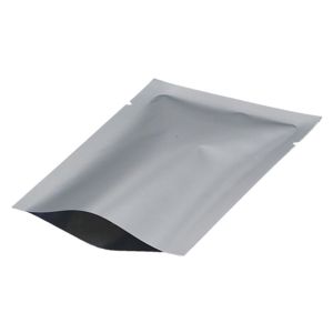 Food Grade Clear Stand Up Pouches Square Flat Bottom Side Gusset With Zip Lock