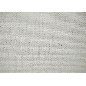 Durable Spinning White 100 Cotton Canvas For Bags High Tear Strength