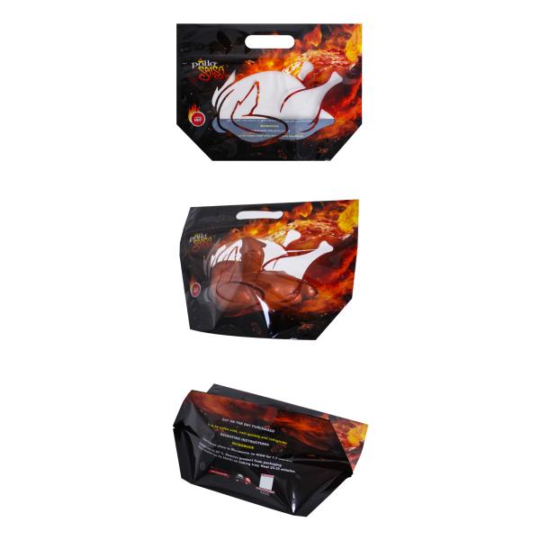 Custom Printed Size Microwave Used Roast Chicken Packaging Bag Plastic Chicken Bag With Zipper