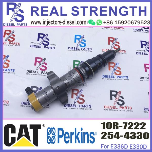 Common Rail Inyectores Diesel Engine spare parts Fuel Diesel Injector Nozzles 10R-7222 254-4330 Fo Excavator E336D E330D