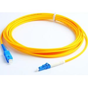 SC Fiber Optic Patch Cord Single Mode G652D 9 / 125 Fiber Optic Cable For FTTX