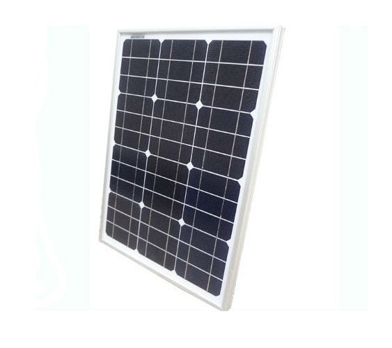 Small Dry Camp Monocrystalline Pv Cells , Off - Grid Lighting 12v 40 Watt Solar Panel