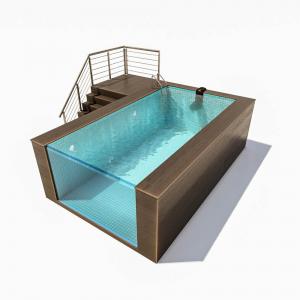 Wholesale AP-2000 Prefabricated Pool for Above Ground Swimming in 20Ft 40Ft Shipping Container from china suppliers