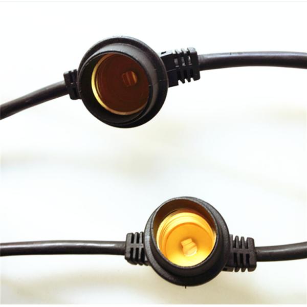 Chrisatms E27/B22 black 0.5m-10m waterproof light belts pendant Lamp /Lamp holder/ Loft Lights