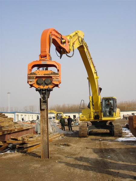 Excavator Mounted Hydraulic Vibro Hammer For Construction Machinery