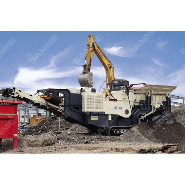 Mining Sand 480t/H Slaked Lime Crawler Impact Crusher