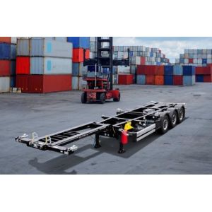 3 Axles High Quality Heavy Load Capacity Trailer Skeleton Parts Container