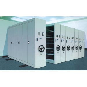 Library / Office Moving File Cabinets Shelf System Corrosion Protection