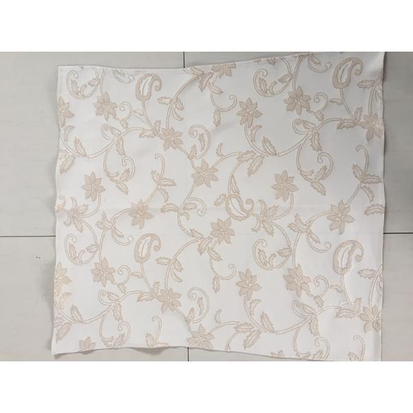 BSCI passed-Fashionable jacquard cushion cover with flower design