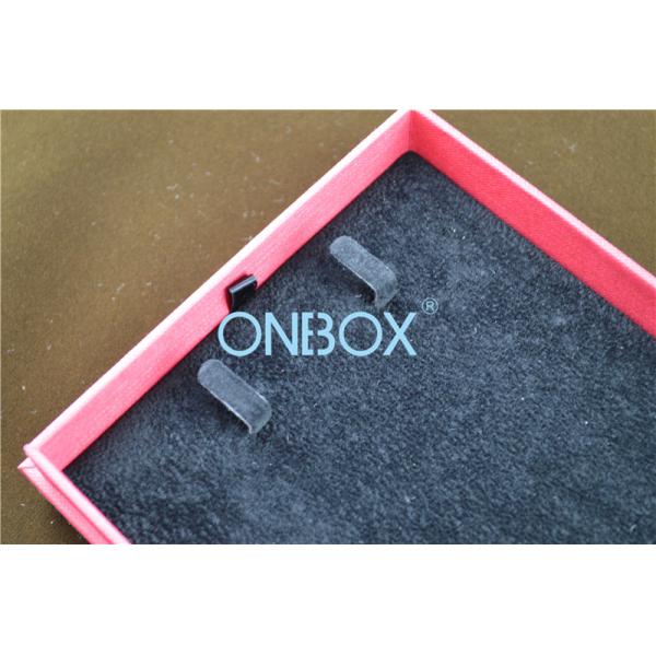 Solid Luxury Jewellery Packaging Boxes Removable Insert Pads For Necklace