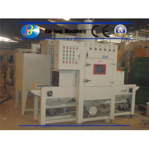 Wholesale Small Flat Parts Automatic Sandblasting Machine Adjusted Belt Conveyer Speed from china suppliers
