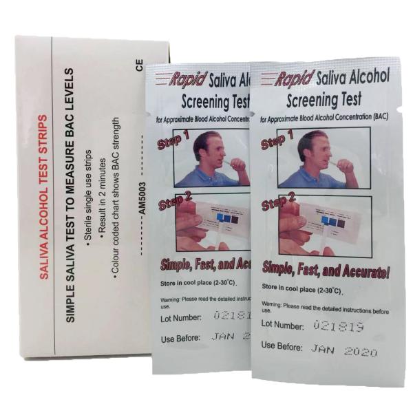 Quality One Step 3.00mm Rapid Test Cassette Reliable Accurate Oral Alcohol Test Strips for sale