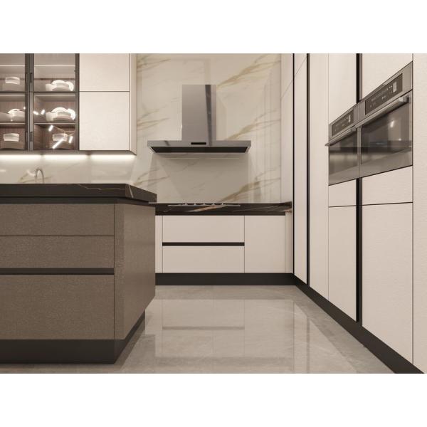 Sleek , Durable , And Customizable Stainless Steel Kitchen Masterpiece