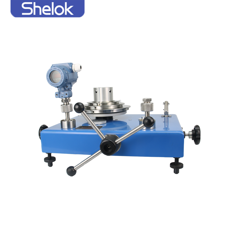Dead Weight Tester pressure calibration device with national metrological