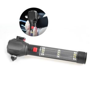 FL017 Solar Power LED Flashlight Torch 8 Hours Lighting Period 0.31kg Product