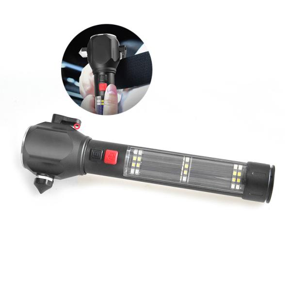 FL017 Solar Power LED Flashlight Torch 8 Hours Lighting Period 0.31kg Product