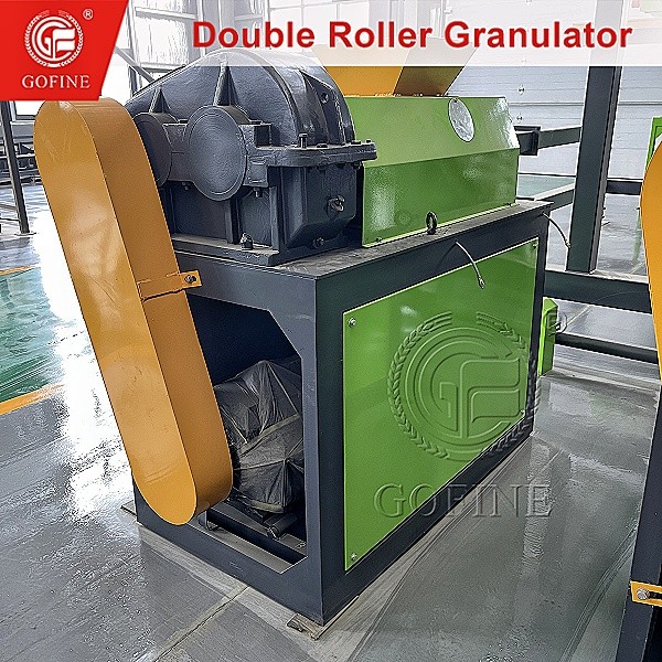 1-2T/H Producing Capacity Double Roller Fertilizer Granulator With 300x150mm