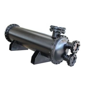 Hotels Water Cooled Condenser Titanium Heat Exchanger Refrigeration ISO