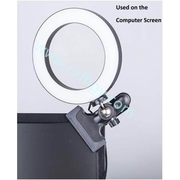 Cxfhgy 26cm Protable Selfie Ring Light for Youtube Live Streaming Studio Video LED Dimmable Photography Lighting With US