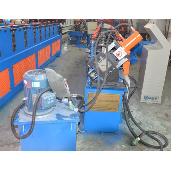 CNC Metal Stud And Track Roll Forming Machine C U Channel Section Profile 0.55-0