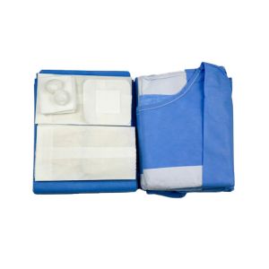 Disposable Sterile Surgical Cardiovascular Pack Drape Kit SMS PP