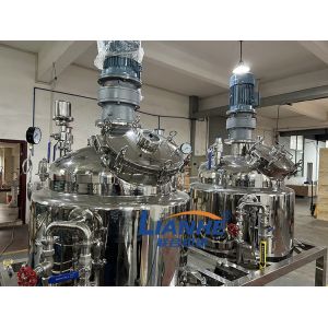 Fixed Type Vacuum Homogenizer Cosmetic Cream Mixer Lotion Ointment Mixing
