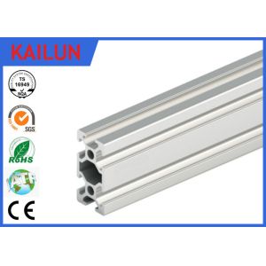 China Extruded Aluminum Rails With T - Slots , T Slotted Aluminum Extrusions Fittings on sale