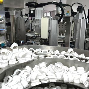 Wholesale Non-standard Automated Milk Cap Assembly Machine Driven By Servo Stable Performance from china suppliers