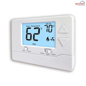 Convenient Electronic Room Thermostats for Heat Pump 1H/1C 2*AA Batteries or 18