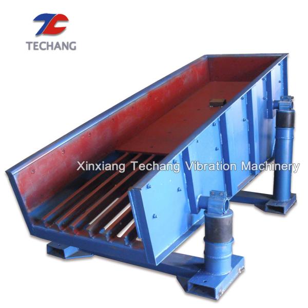 Quality High Efficiency Vibratory Feeder With Adjustable Angle Rubber Springs for sale