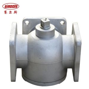 Fuel Water Tank Parts DN50/65/80 Aluminum Alloy Ball Valve With Filter 0.6Mpa
