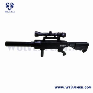 6 Bands 2000m Gun Type Drone Signal Blocker WIFI2.4G WIFI5.8G Signal Jammer