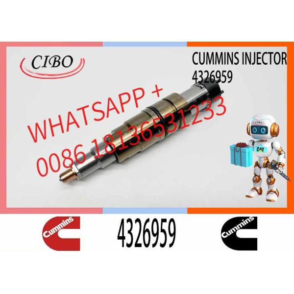 Genuine Cummins diesel engine 4326959 ISZ QSZ Injector 4326959 1881565 2031835 2872405 2872544 2894920 2897320