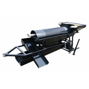 115m3/H,85Kw Power, 8m Length ,Steel,Rotary Movable,Gold Washing Trommel Screen