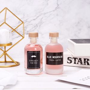 Alcohol Liquor Frosted Empty Glass Wine Bottles 100ML 250ML