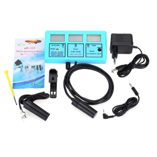 Professional 5 in 1 Water Testing Meter PH / Temperature / Conductivity EC / CF