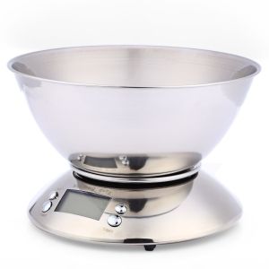 Upgrade Your Kitchen with Our Electronic Scale Stainless Steel Bowl 1g Increment