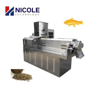Twin Screw Fish Feed Make Machinery Fish Food Production Line