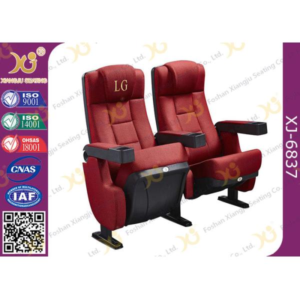 Red Foldable Auditorium Theater Seating Chairs Used Movie Cinema Seats Fixed