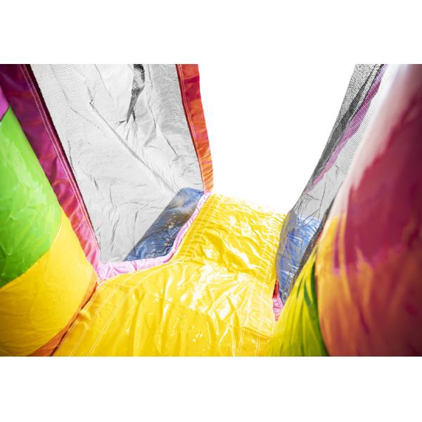 EN71 Magic Unicorn Inflatable Combo Bounce House With Slide